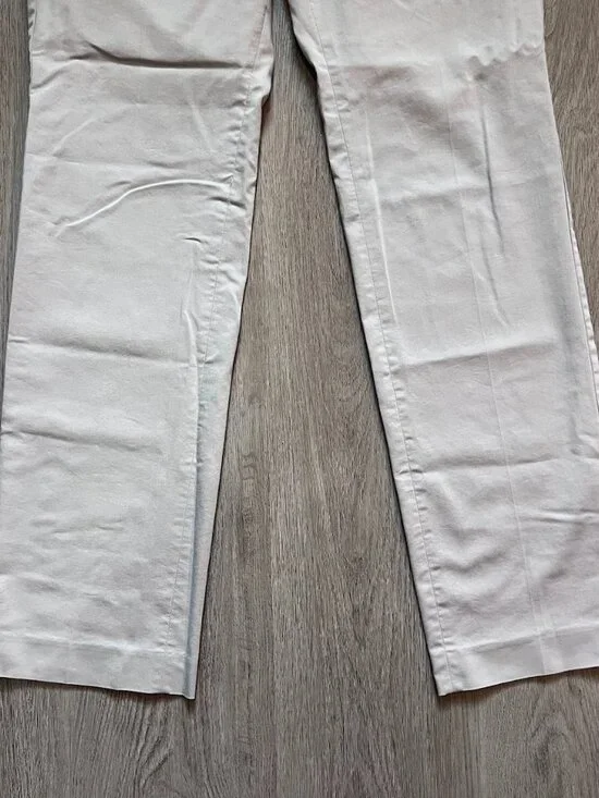 Ann Taylor Tan Straight Leg Pants Size 4 - Picture 3 of 6